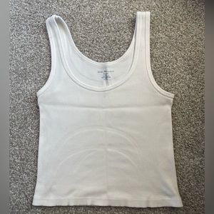 Brandy Melville white tank top crop top